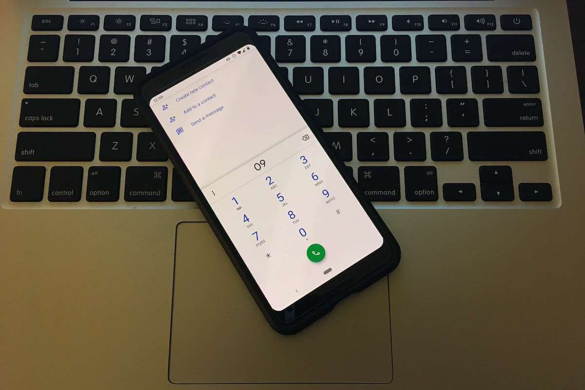 Marking a number on an Android phone